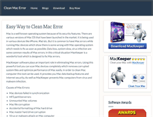 Tablet Screenshot of cleanmacoserror.com